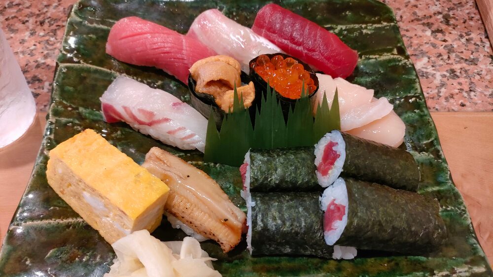 お昼のおまかせ上握り
