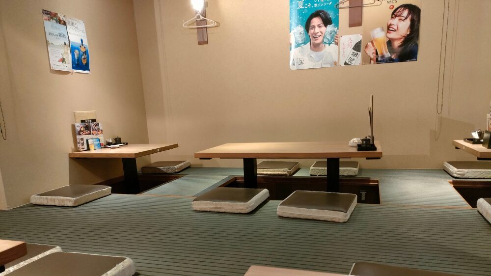 座敷の掘りごたつ