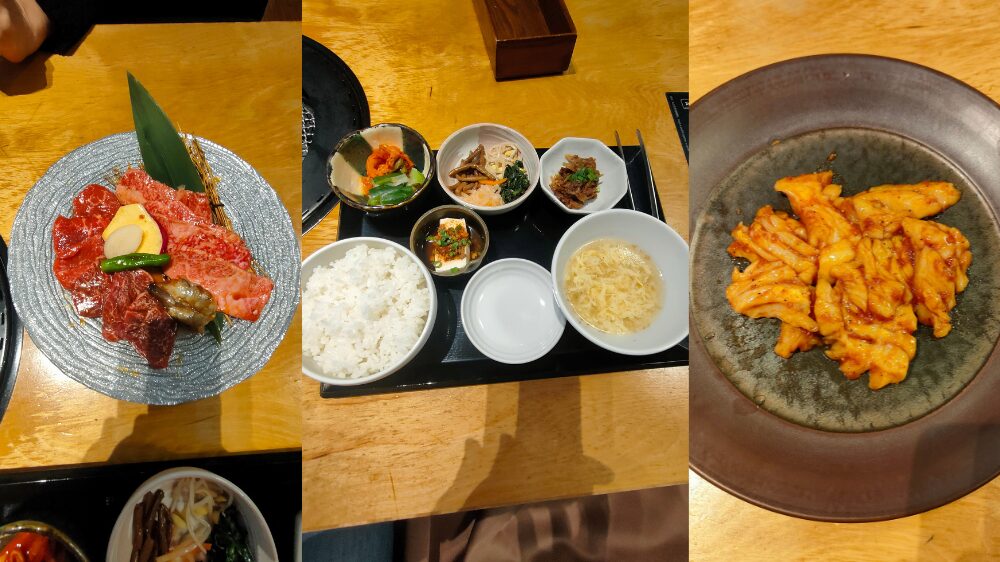 トラジ御膳と単品の上ミノ