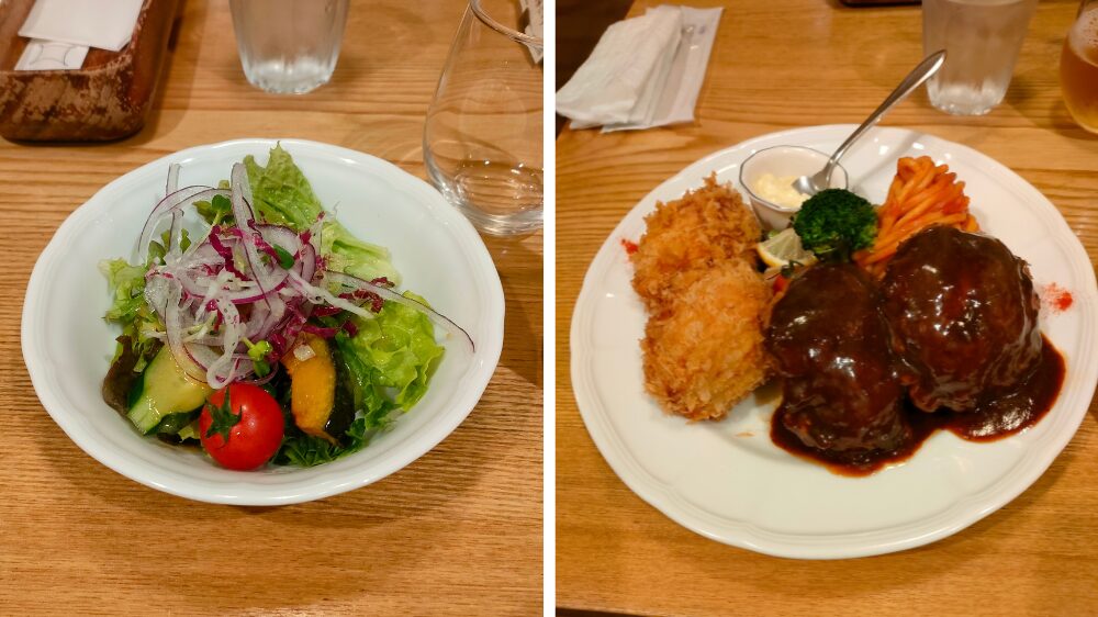 もりいプレートのライス・サラダセット