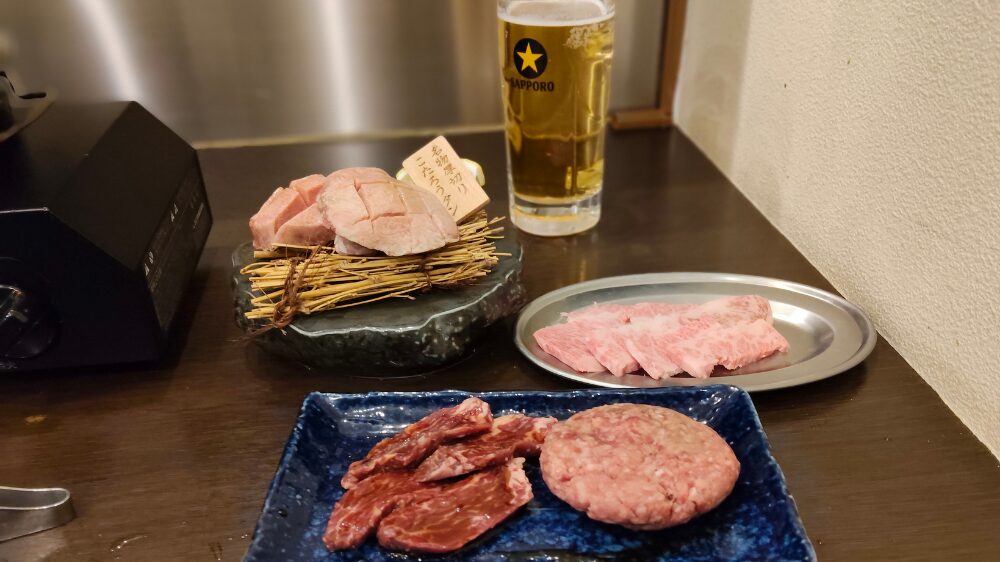 焼肉とビール