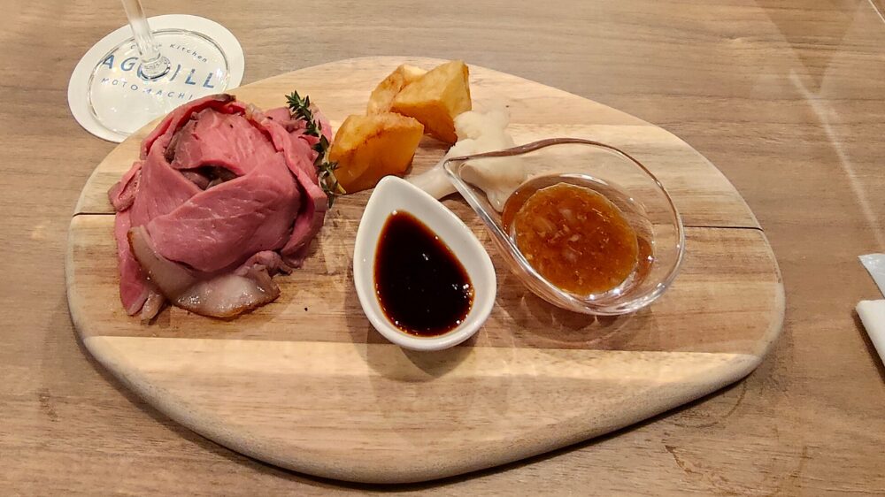 サーロインを使用したローストビーフ