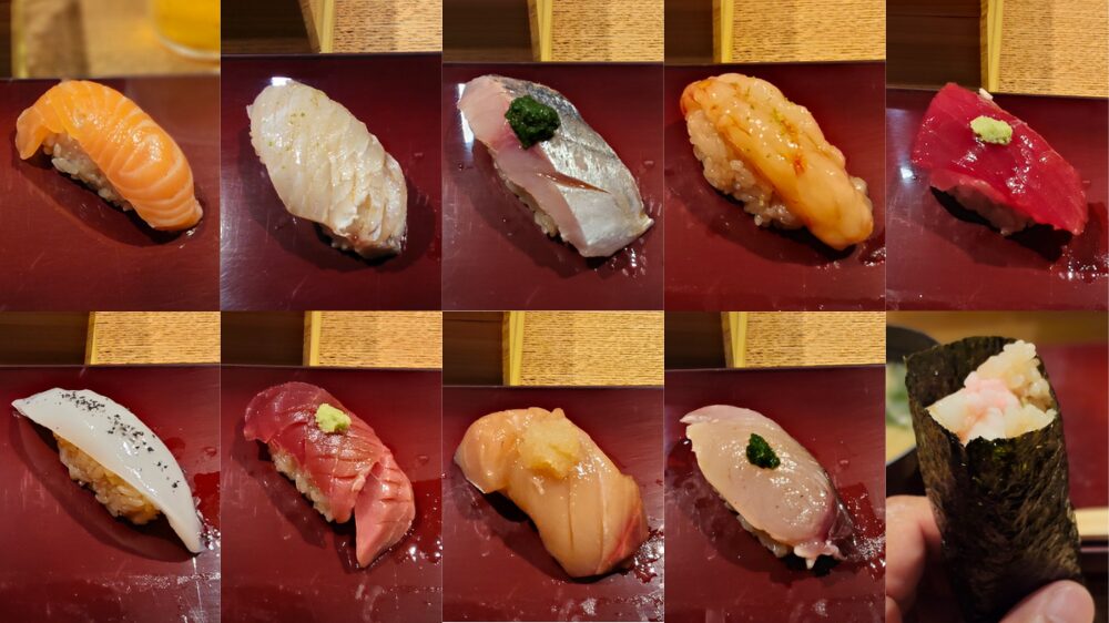 お昼限定おまかせ10貫握り