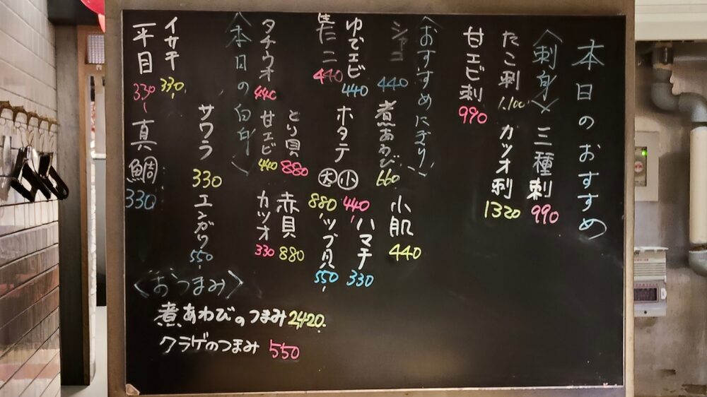 訪問した日のおすすめメニュー