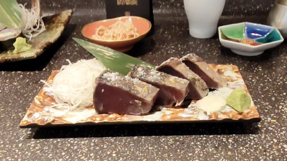 鰹の塩たたき